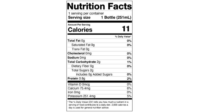 RTD_Nutrition Label-Espresso Roast